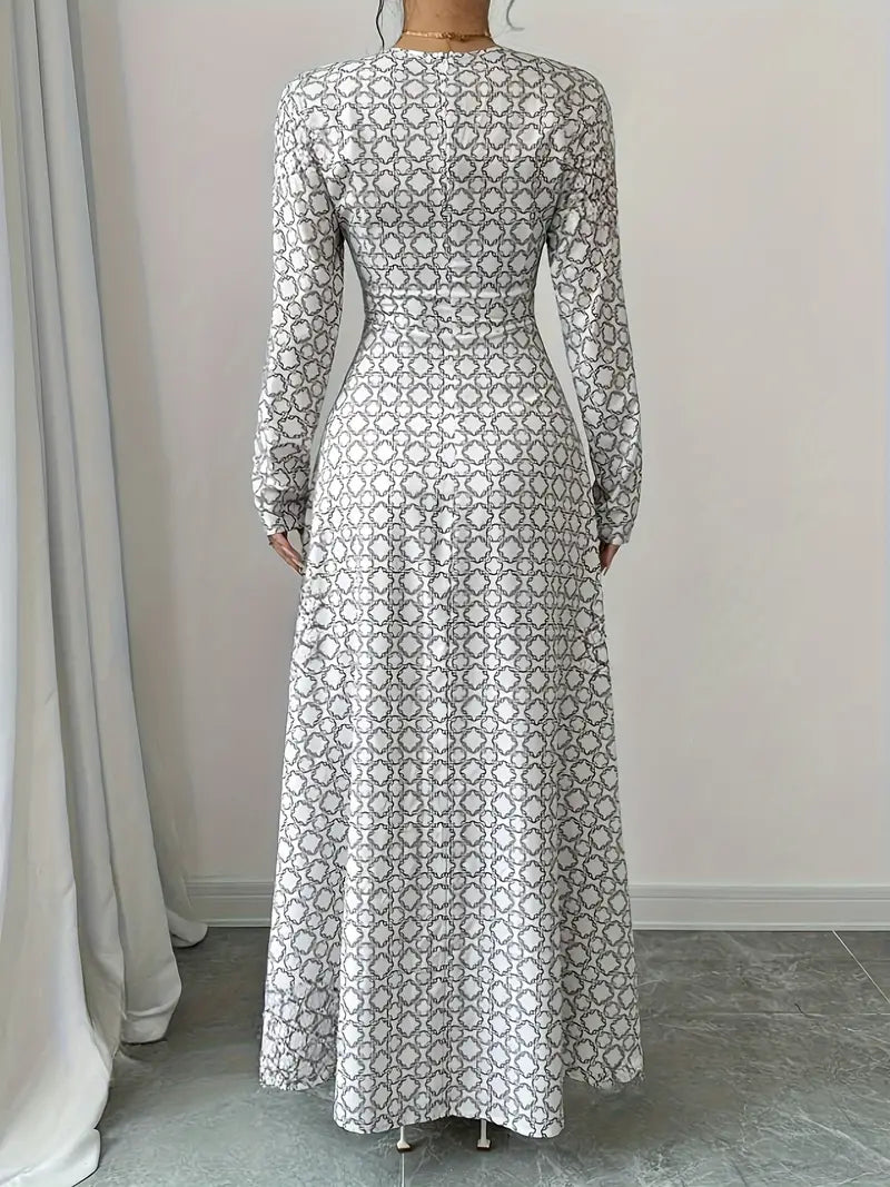 Shula – Abito maxi elegante con maniche lunghe