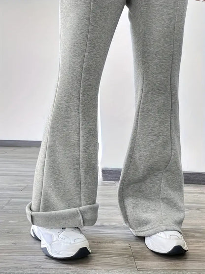 Manju – Pantaloni jogging a zampa in cotone