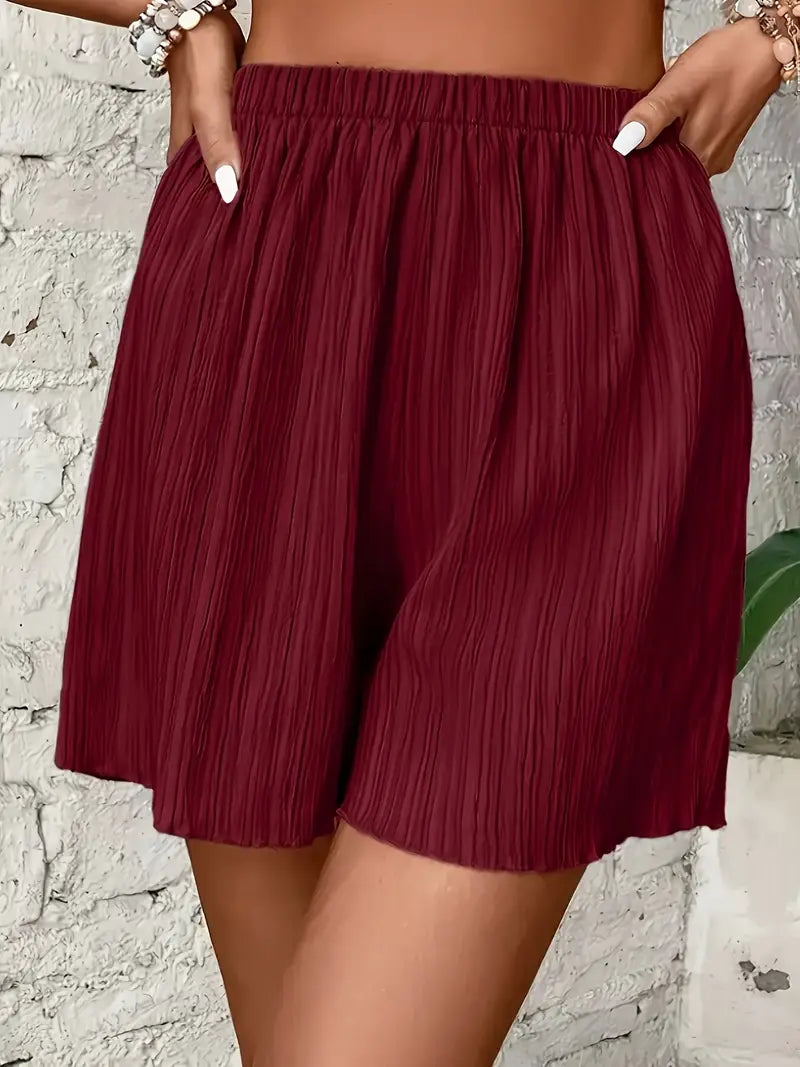 Nocturne – Pantaloncini eleganti con pieghe