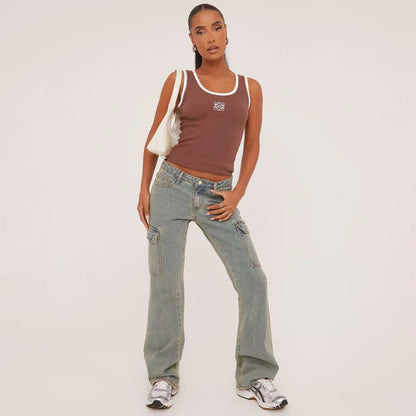 Mireya – Canotta in maglia di cotone a coste