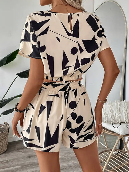 Zebby – Elegante set stampato in due pezzi