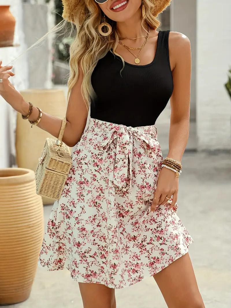 Bebba – Grazioso abito in chiffon con top in maglia