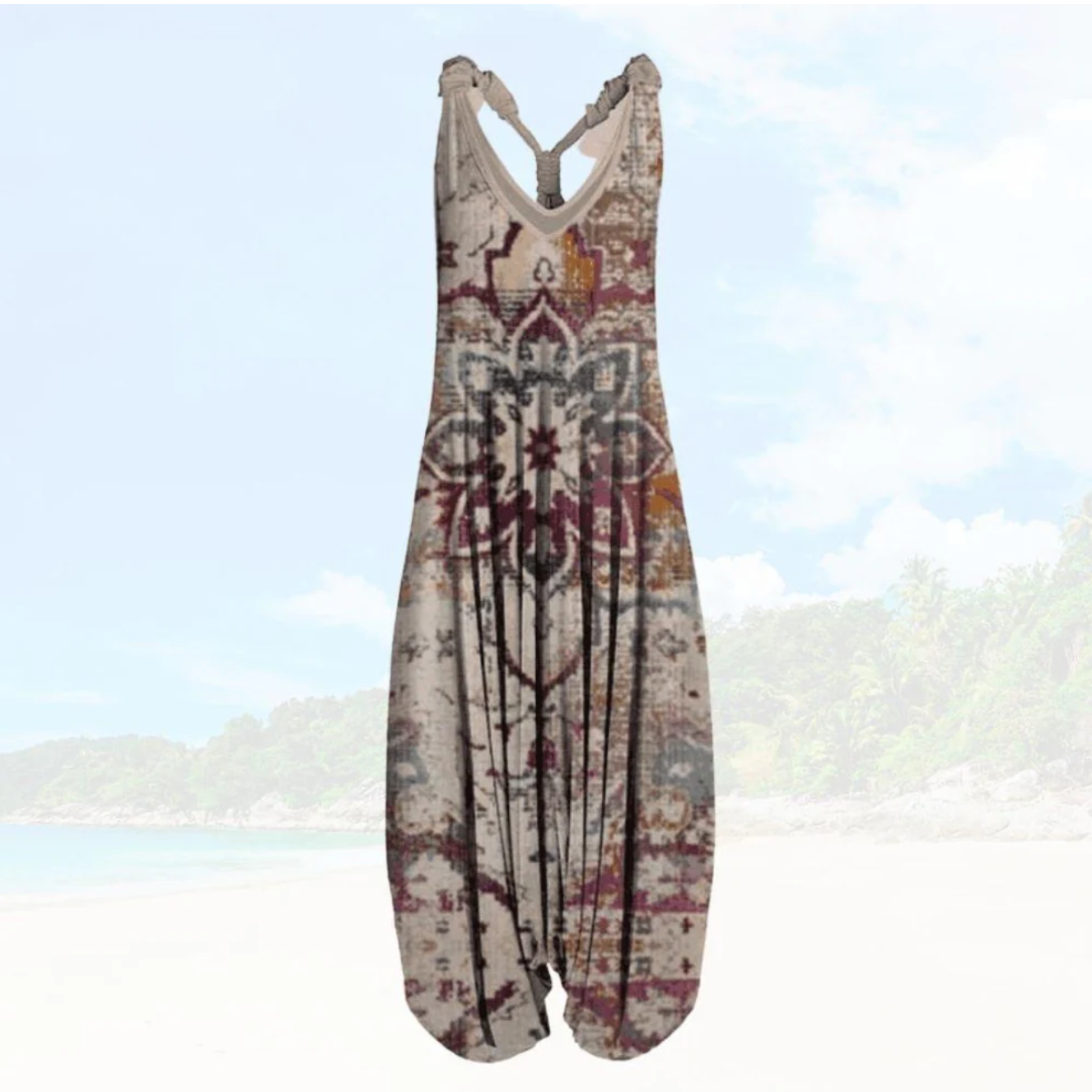 Zevaris – Tuta a gamba larga in stile boho