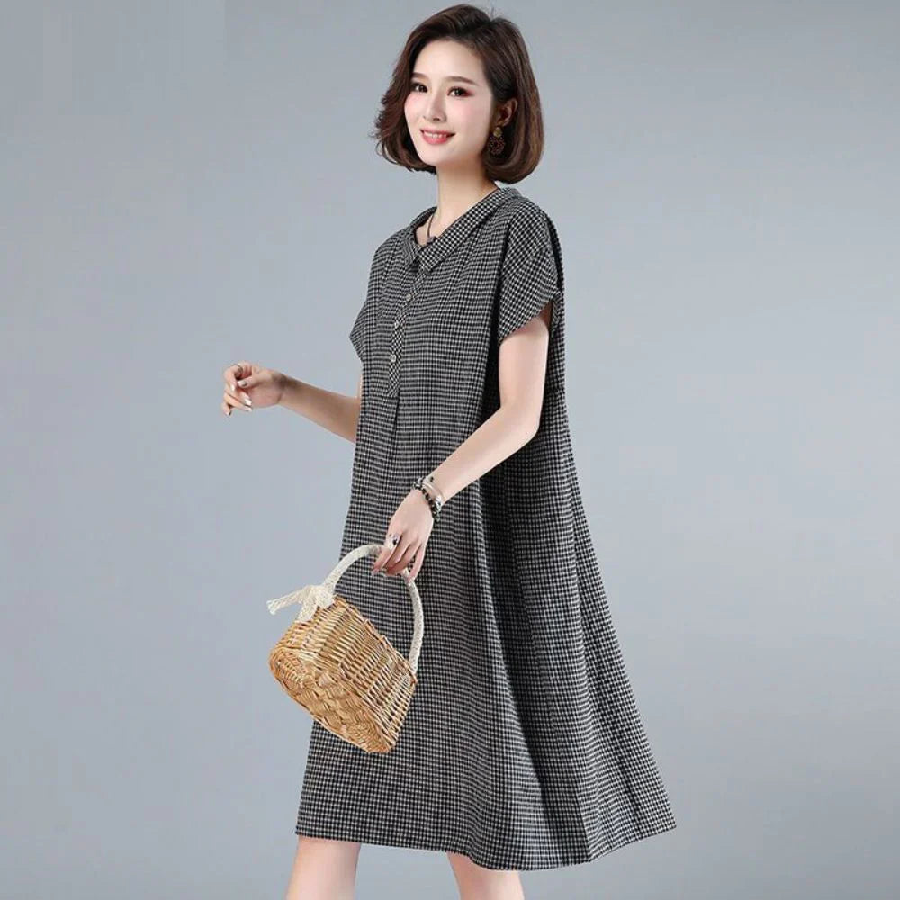 Vinessa – Abito in cotone e lino di alta qualità