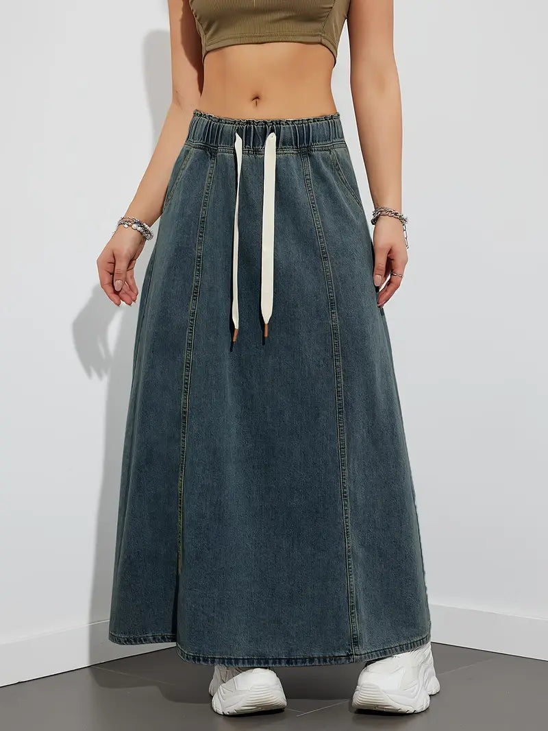 Adora – Gonna maxi in denim