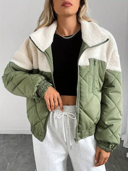 Jolene – Giacca trapuntata in pile