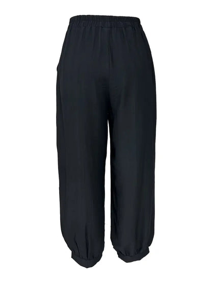 Vortessa - Pantaloni leggeri ricamati