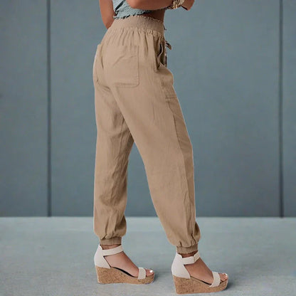 Shekira – Pantaloni da jogging leggeri con coulisse da donna