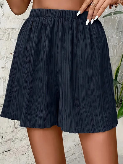 Nocturne – Pantaloncini eleganti con pieghe