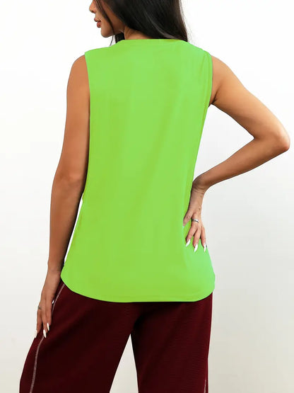 Vexis – Canotta elegante, senza maniche e ampia