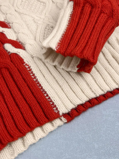 Merla - Maglione dolcevita lavorato a maglia grossa