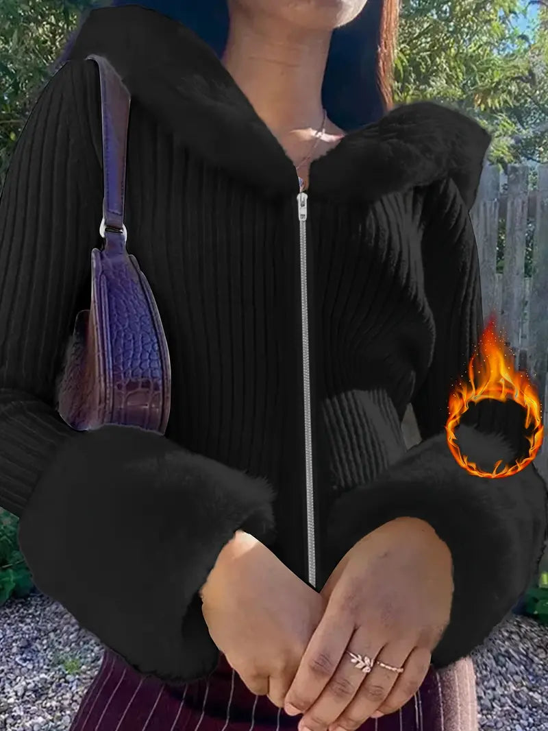 Jyoti – Elegante maglione con cerniera