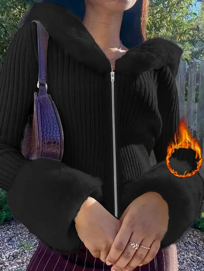 Jyoti – Elegante maglione con cerniera