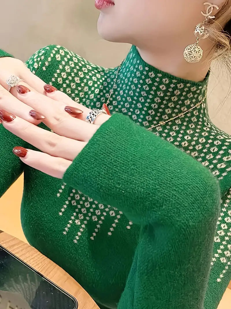 Soenn - Maglione elegante a collo alto