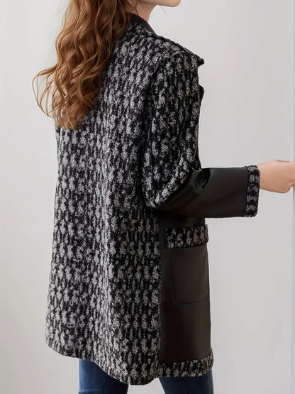 Magnolia – Cappotto in pelle e lana double face