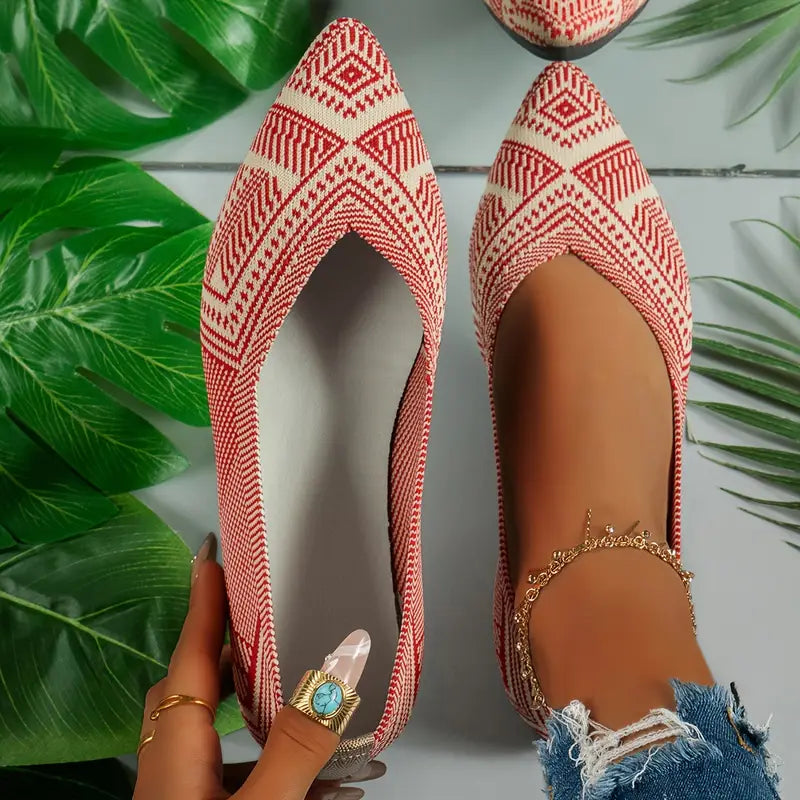 Vesperine – Sandali piatti eleganti con punta affusolata