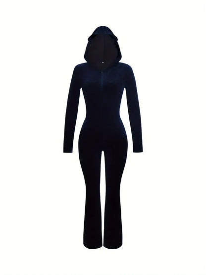 Mimi – Tuta in velluto con cappuccio