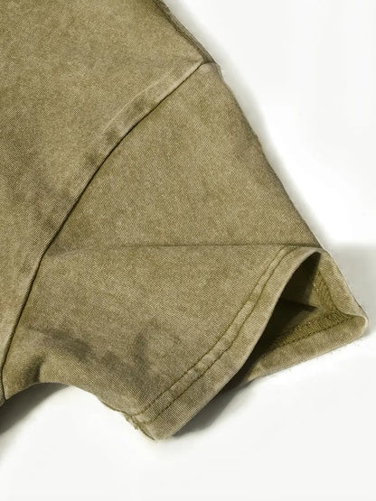 Brooklyn – T-shirt in cotone con girocollo