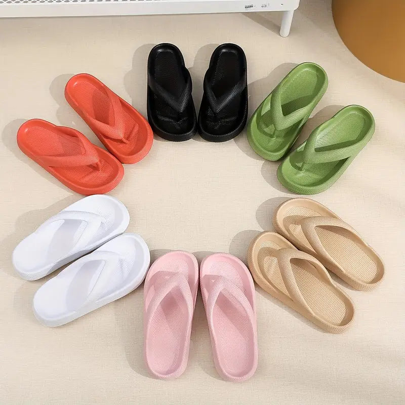 Elfriede – Infradito morbide con plateau