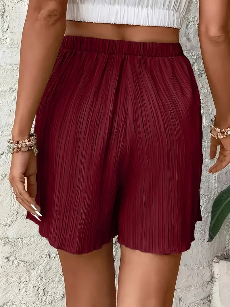 Nocturne – Pantaloncini eleganti con pieghe