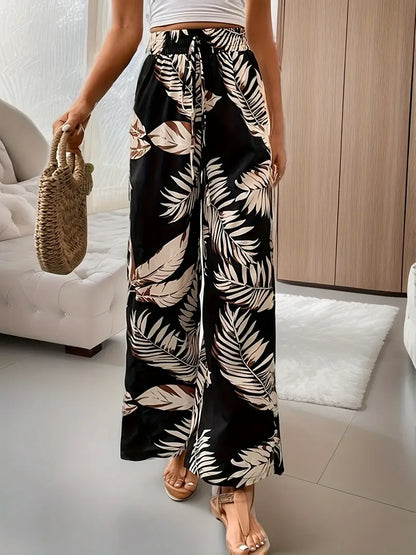 Amalith – Pantaloni estivi eleganti con gambe larghe