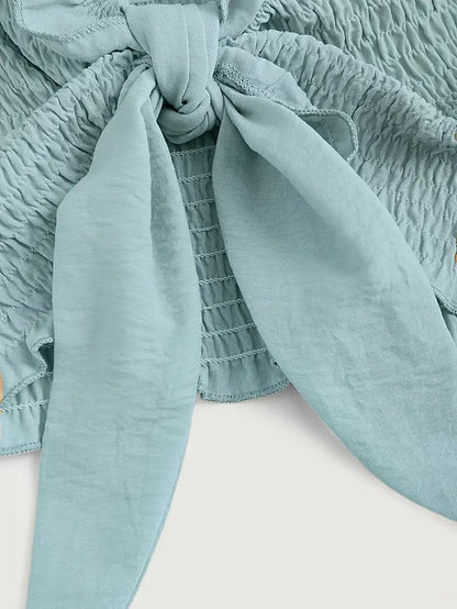 Ivigail – Completo a fascia strutturato con fiocco