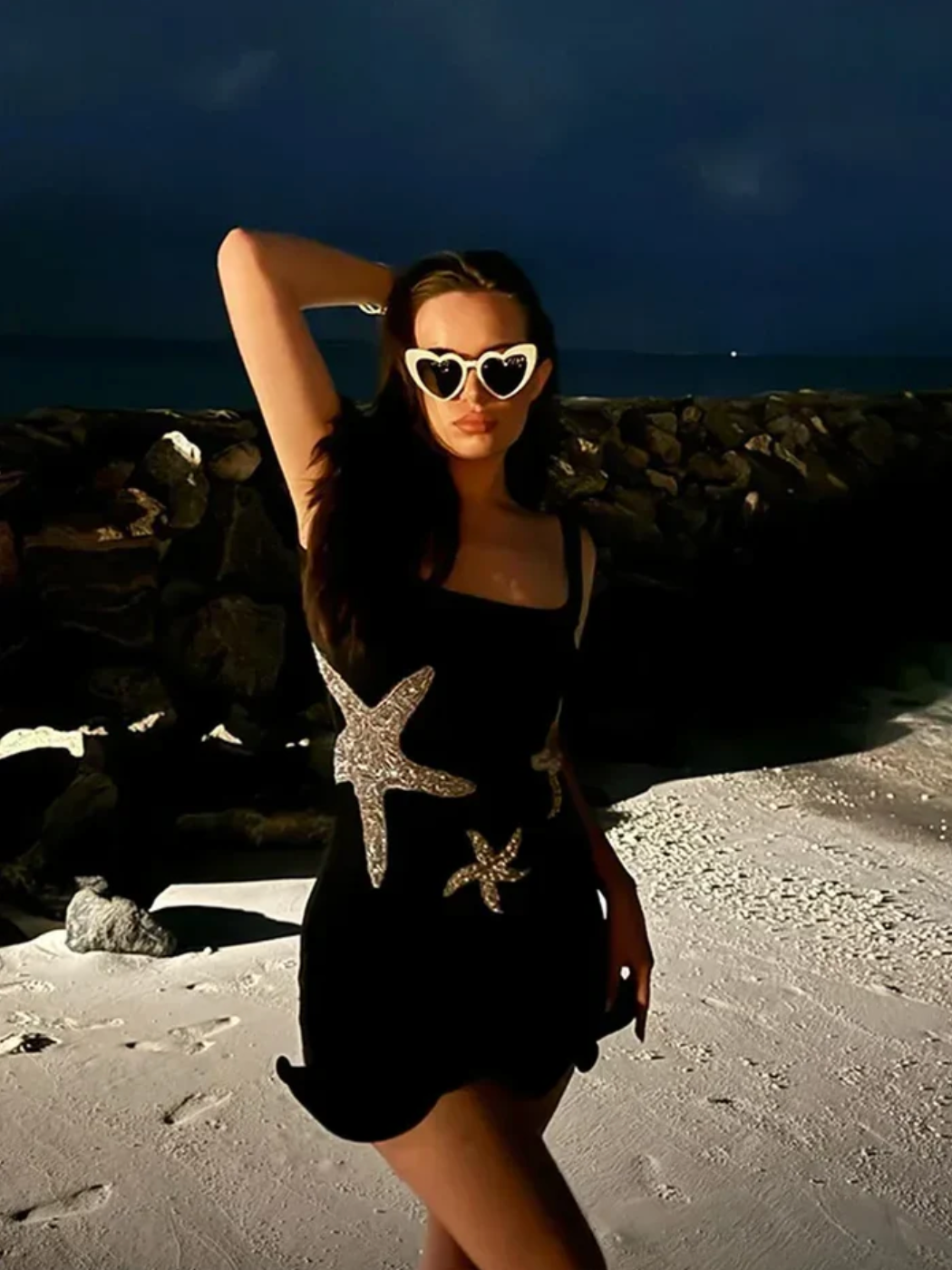 Vesperis – Miniabito sexy ed elegante senza maniche