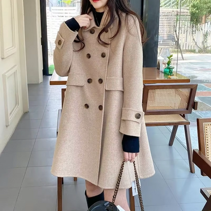 Ilaris – Cappotto elegante in lana di media lunghezza