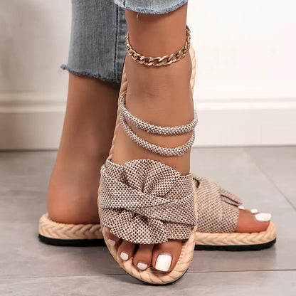 Dahlis – Sandali con cinturino alla caviglia e fiocco