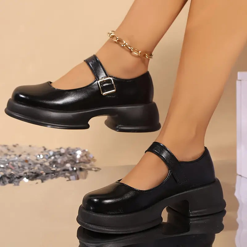 Maryam – Scarpe in pelle con tacco largo