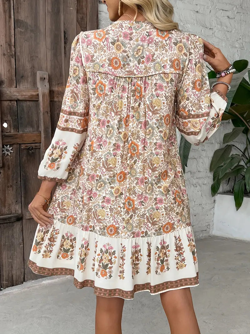 Sabelle – Miniabito floreale in stile vintage