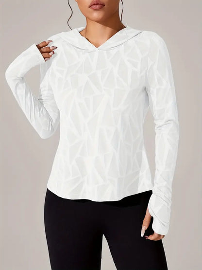 Gravella – Felpa con cappuccio in rete leggera e traspirante