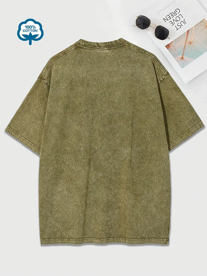 Brooklyn – T-shirt in cotone con girocollo