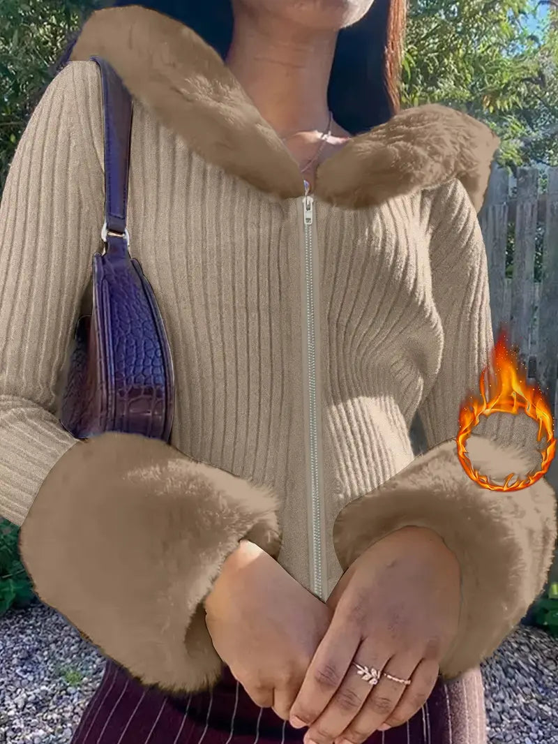 Jyoti – Elegante maglione con cerniera