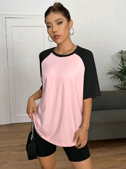 Vallorelle – Elegante t-shirt color block