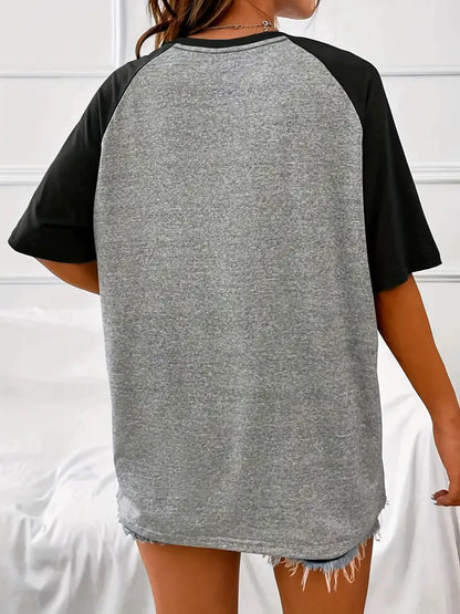 Vallorelle – Elegante t-shirt color block