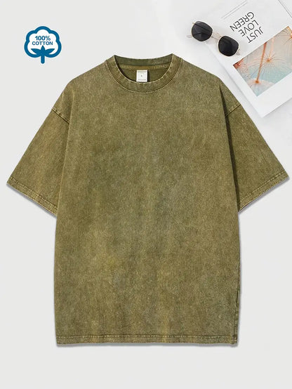 Brooklyn – T-shirt in cotone con girocollo