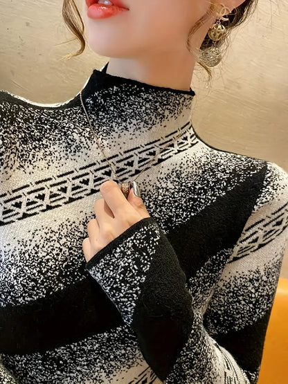 Mayla – Elegante maglione lavorato a maglia a righe