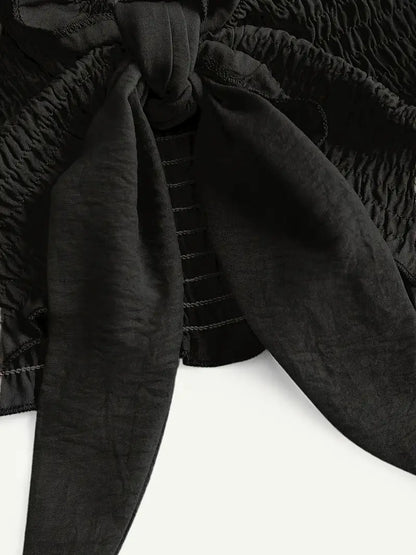 Ivigail – Completo a fascia strutturato con fiocco