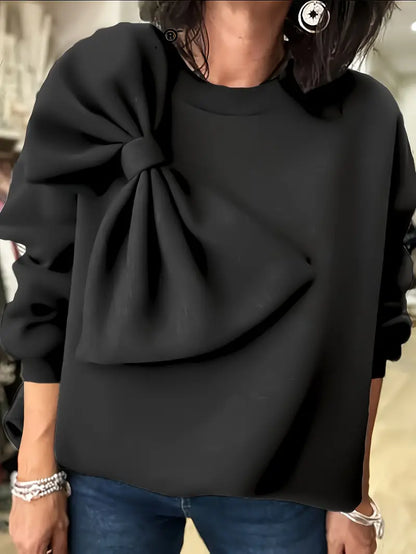 Benia – Maglione elegante con un grande fiocco