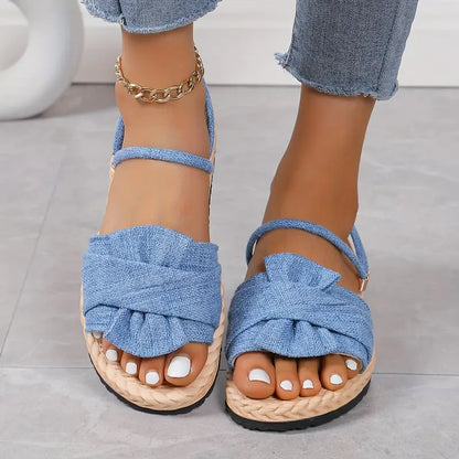 Dahlis – Sandali con cinturino alla caviglia e fiocco