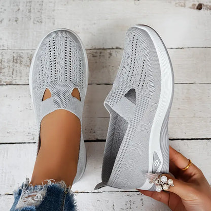 Noire – Scarpe slip-on traspiranti in maglia
