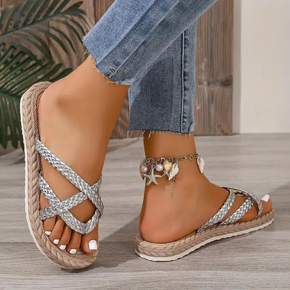 Becky – Mules intrecciate Coastal Charm