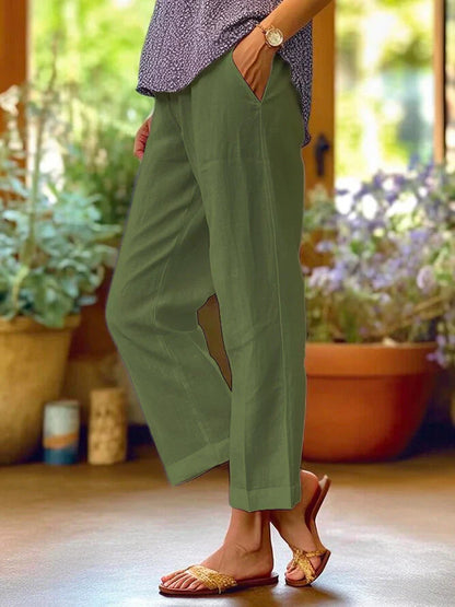 Ophelia – Pantaloni eleganti in lino