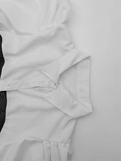 Ecca - Elegante camicia button-down in cotone