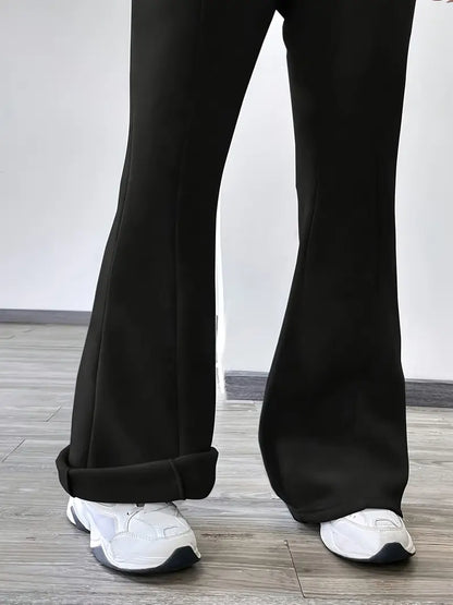 Manju – Pantaloni jogging a zampa in cotone