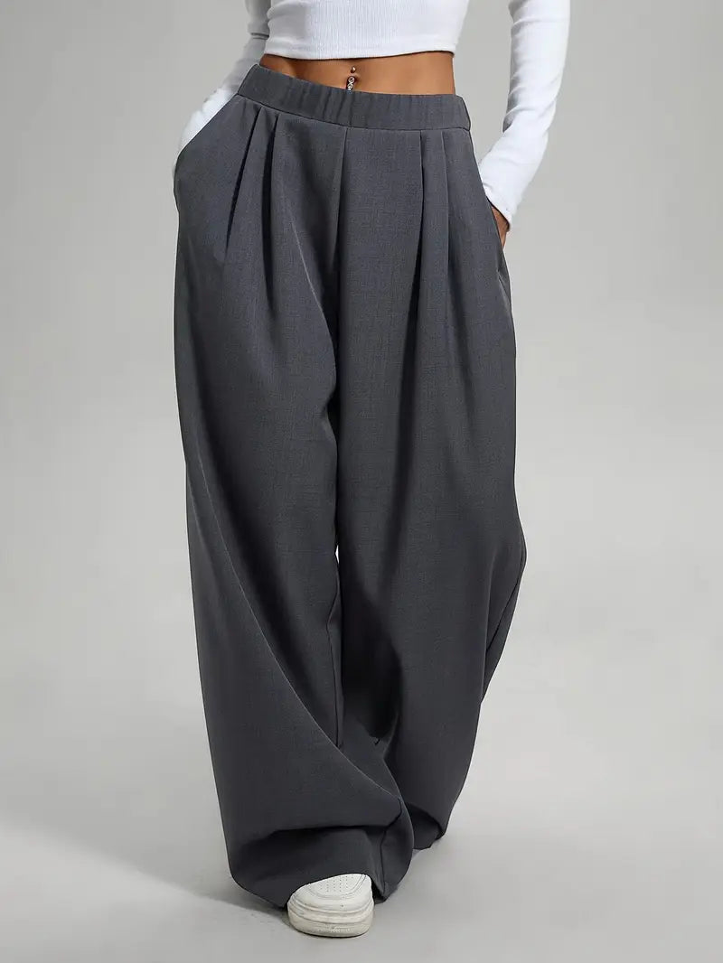 Bellatrix – Pantaloni plissettati eleganti a gamba larga