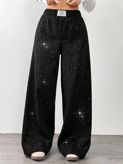 Zyraia – Pantaloni eleganti con gamba ampia e stampa