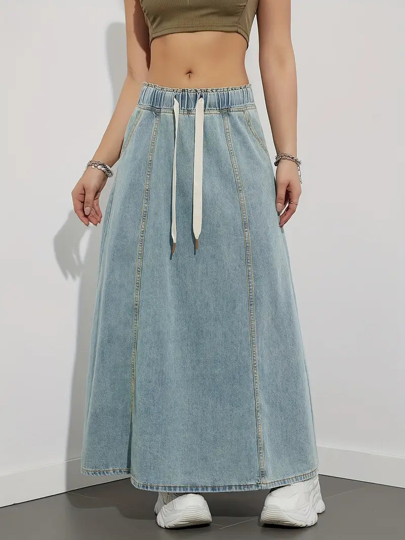 Adora – Gonna maxi in denim