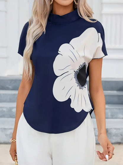 Eryndis – Camicetta con elegante motivo floreale